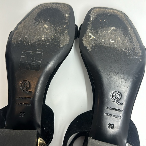 ALEXANDER MCQUEEN SPIKE BLOCK HEEL SANDALS - Picture 15 of 15